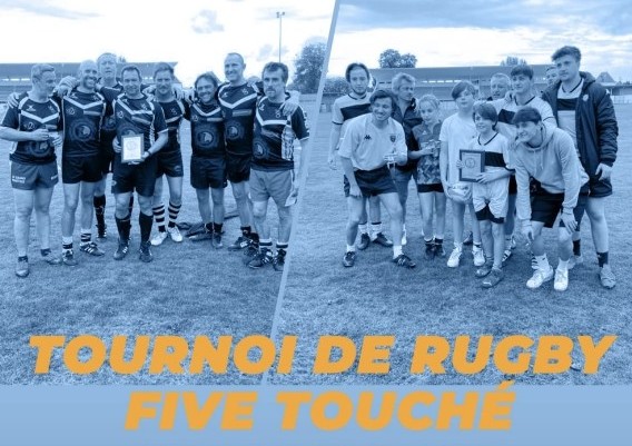 Tournoi de rugby dans le Bordelais, organisé au profit de l’AFDE